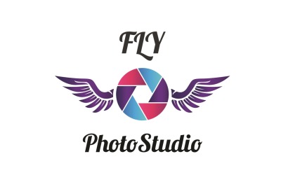 Fly Photo Studio Logo modello