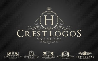 Heraldic Crest Vol.5 logotyp mall