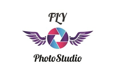 Szablon Logo Fly Photo Studio