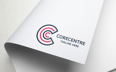 Core Centre Letter C Logo Template