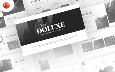 Doluxe Luxury Presentation PowerPoint template