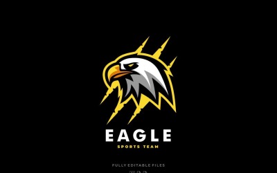 Eagle Sports und E-Sports Logo Vorlage