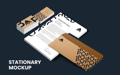 Stationery product mockup