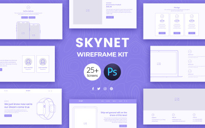 Elementy interfejsu użytkownika sieci Web Skynet