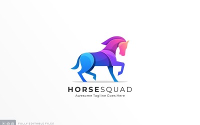 Horse Color Logo Template