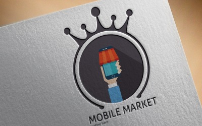 Logotypmall för mobil marknad