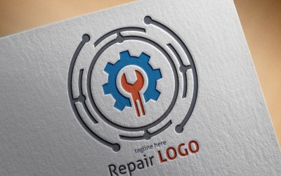 Modello di logo di riparazione