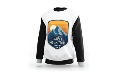 Mountain Camping Logo Template