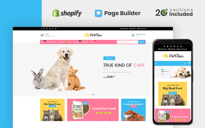 Petvibes - Haustiergeschäft Shopify Theme