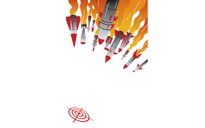 Ataque con cohete - Ilustración
