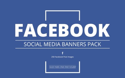250 Facebook Banners Pack Social Media Template