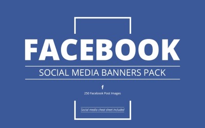 250个Facebook横幅广告包社交媒体模板