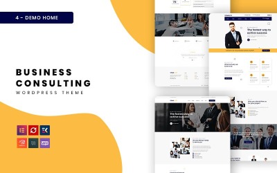 Consulity - WordPress-tema för företagsrådgivning