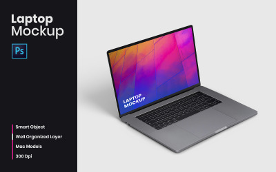 Mockup för bärbar produkt