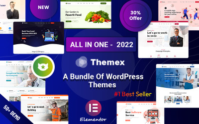 Themex - Responsives Mehrzweck-WordPress-Theme