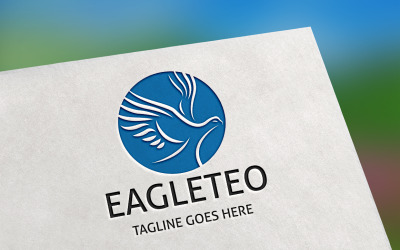 Modello di logo Eagleteo