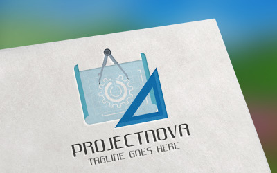 Modello di logo Projectnova