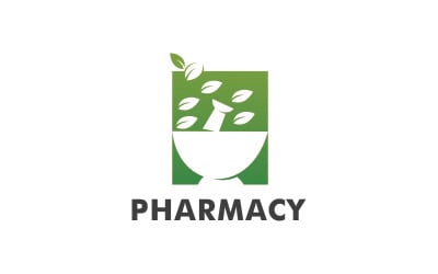 Plantilla de logotipo de farmacia