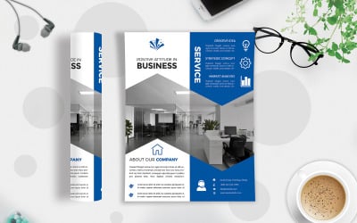 Business Flyer Vol-202 - mall för företagsidentitet