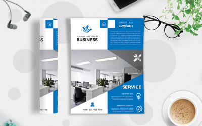 Business Flyer Vol-212 - Vorlage für Unternehmensidentität