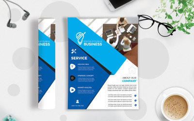 Business Flyer Vol-231 - Vorlage für Unternehmensidentität