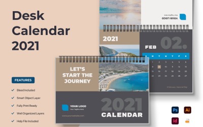 Desk Calendar 2021 Planner #123003