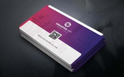 Multi Color Business Card - Corporate Identity Template