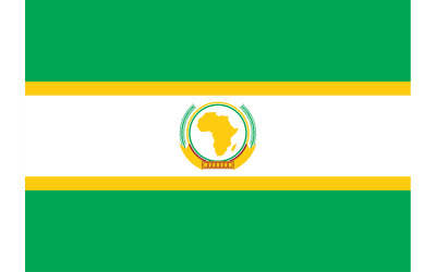 Afrika Birliği bayrağı - illüstrasyon