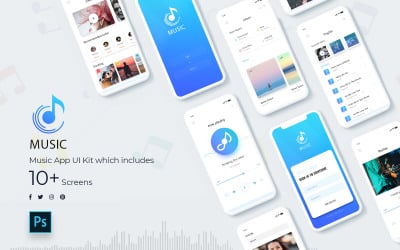 Музичний додаток для мобільного додатка