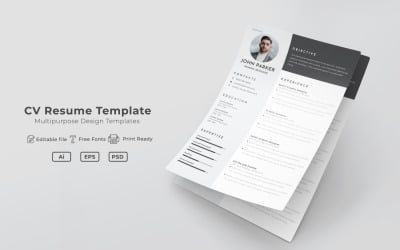 Parker CV Resume Template