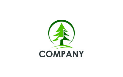 Modelo de logotipo de sons de floresta