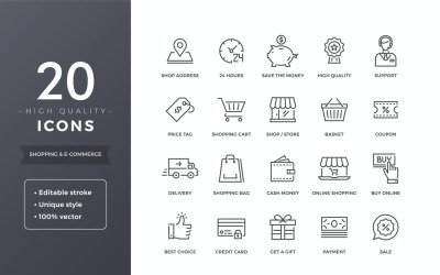 E-commerce Icon Set