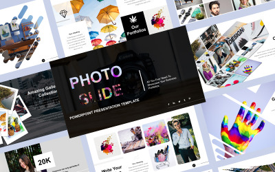 Photo Slide PowerPoint sablon