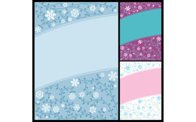Abstract Winter Background - Illustrazione