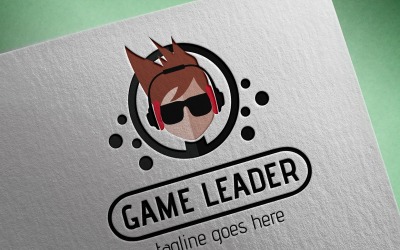 Oyun Lideri Logo Şablonu