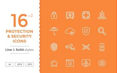 Protection Icon Set