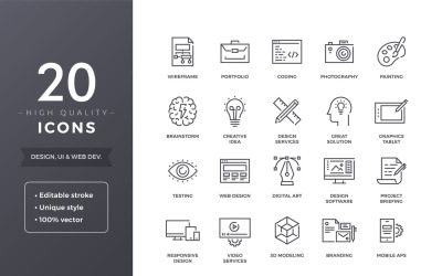 Tasarım Icon Set