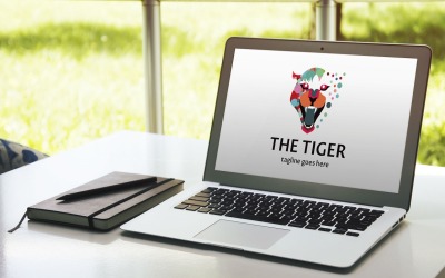 Tiger-logotypmallen