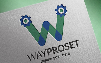 Way Proset (Letter W) Logo Template