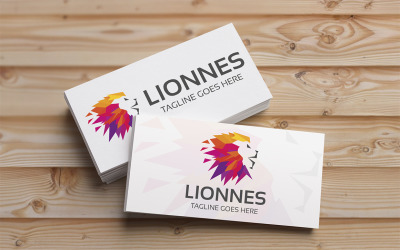 Modèle de logo Lionnes