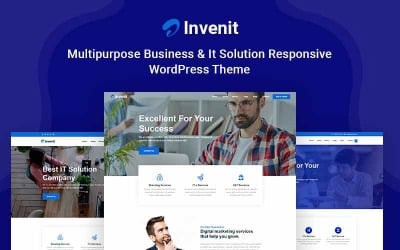 Invenit - Duyarlı Çok Amaçlı İşletme ve BT Çözümü WordPress Teması