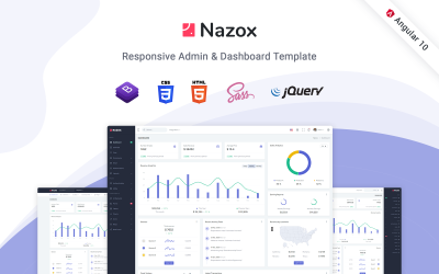 Nazox - Angular 10 Admin Template