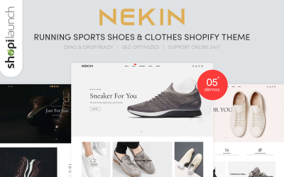 Nekin-跑步鞋，运动鞋和衣服Shopify主题
