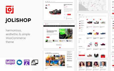 Responsywny motyw WooCommerce Jolishop - Simple WooCommerce Theme #123628