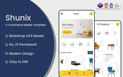 Shunix Website Template