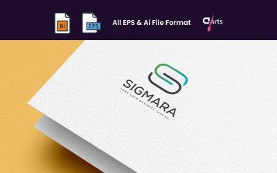 SIGMARA S лист логотип шаблон
