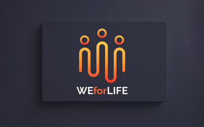 We for Life Logo Template