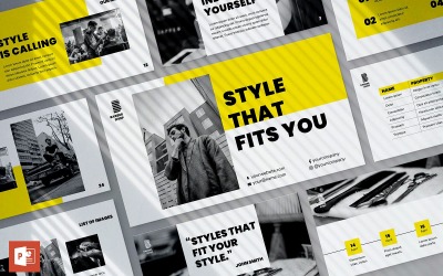 Barbershop-Präsentation PowerPoint-Vorlage