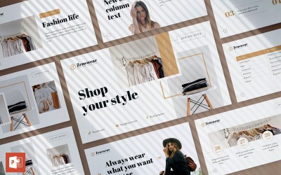 Boutique presentation PowerPoint-mall