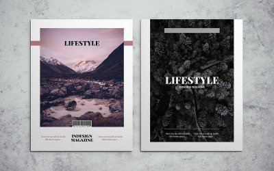 Lifestyle tijdschriftsjabloon